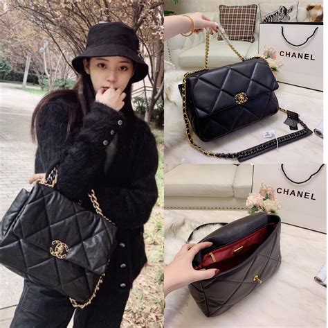 chanel 19 flap bag dupe|chanel 19 bag large.